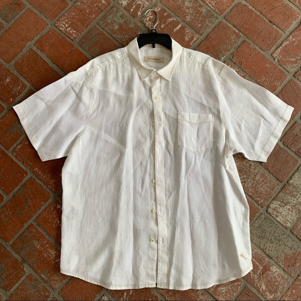 Nwt Tommy Bahama Button Down 100% Linen Size Xl - image 1